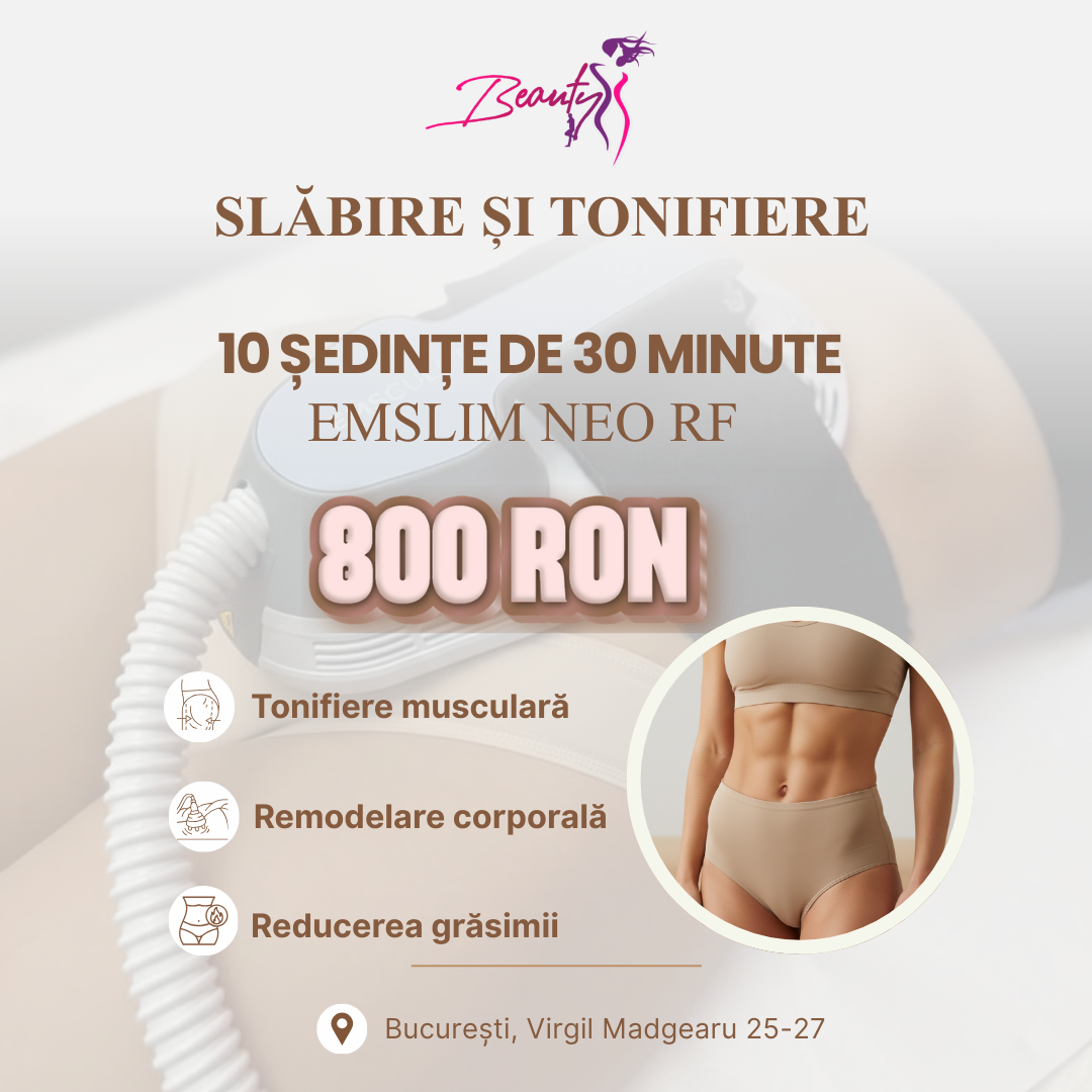 Pachet Slăbire & Tonifiere – EMSlim NEO RF